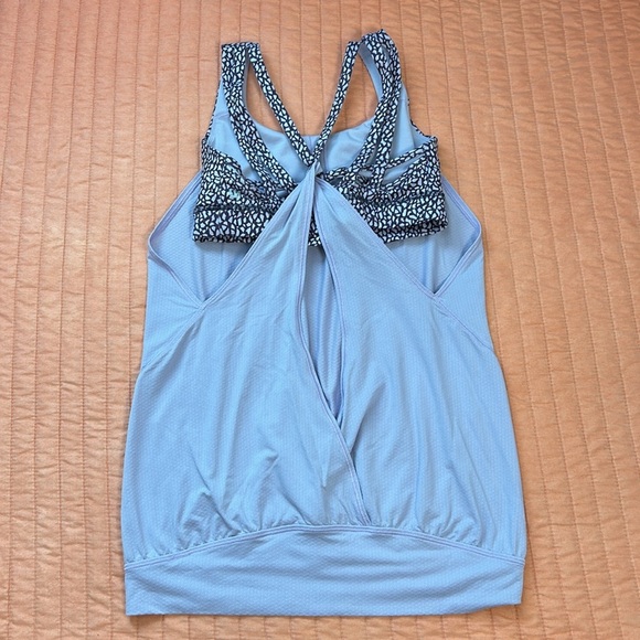 Lululemon Nouveau Limits Tank Lilac Miss Mosaic Deep Zinfandel size 4 Small - Picture 7 of 14